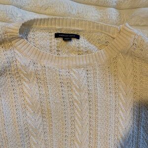 American Eagle Outfitters Cream Sweater for Women